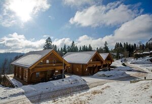 Ferienhaus Blockhaus Chalet Nr. 2 – Ferienhaus Schwarzwald, 184 qm, 6 Schlafzimmer, 2 Bäder, Sauna, Garten. max. 14 Personen