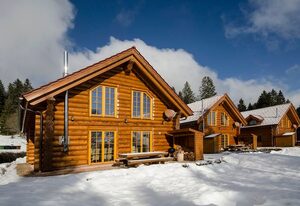 Ferienhaus Blockhaus Chalet Nr. 2 – Ferienhaus Schwarzwald, 184 qm, 6 Schlafzimmer, 2 Bäder, Sauna, Garten. max. 14 Personen