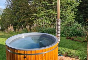 Ferienhaus Blockhaus Chalet Nr. 1 – Chalet Feldberg, 184 qm, 6 Schlafzimmer, Sauna, Garten, max. 14 Personen