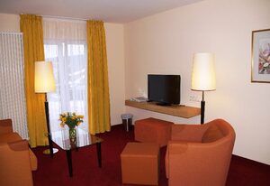 Heger's Parkhotel Flora – Einzelzimmer Ost mit Dusche und WC