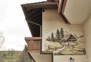Landgasthof Adler-Pelzmühle – Doppelzimmer Deluxe mit Dusche und WC und Südbalkon