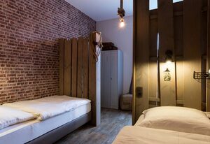 Hostel Heimathafen – Bett im Hostel Dreibettzimmer