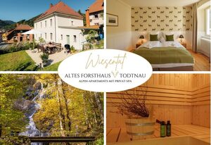 Altes Forsthaus - Fewo "Wiesental", privater "Spa" mit Sauna, Wanne und Relaxliegen, Todtnau- Feldberg