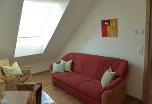 Ferienwohnung Rehblick – 3-Raum-FeWo Rehblick, Dusche/WC, 81qm Bodenfläche, 1. OG