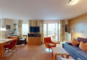 Kaiserhof – Ferienwohnung in erster Reihe mit Meerblick, Dachterrasse und zwei Strandkörben!