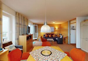Kaiserhof – Ferienwohnung in erster Reihe mit Meerblick, Dachterrasse und zwei Strandkörben!