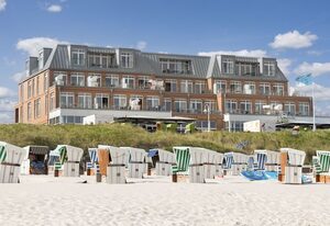 Aparthotel Anna Düne – Schickes Apartment am Nordseestrand mit Top-Meerblick, Balkon und Strandkorb!