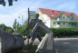 Hotel & Restaurant Karpfen – Ferienwohnung, 55 qm, 1 Wohnzimmer, 2 Schlafzimmer, max. 2 Erwachsene + 2 Kinder