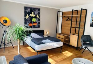 Ferienwohnungen und Monteurunterkunft "Mainbogen-Blick" Studio-Apartment