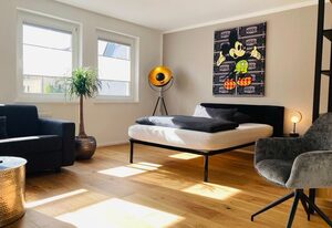 Ferienwohnungen und Monteurunterkunft "Mainbogen-Blick" Studio-Apartment