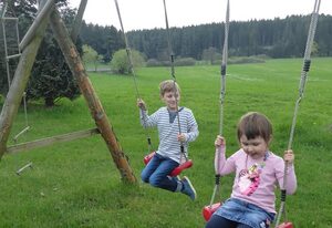 Ferienhof Schricker – Ferienwohnung Glockenblume (60qm) mit Küche