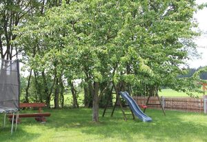 Ferienhof Pöhlmann – Ferienhaus (90qm) mit Terrasse und Küche