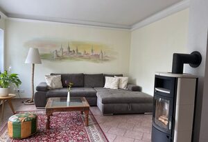 Ferienhaus Amare mit Fasssauna, eigener Terrasse & Kamin