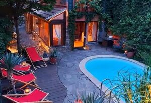 Ferienhaus-Sauna Pool Whirlpool