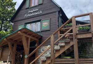 Berghütte Fichtelstreich – Ferienhaus, Dusche, WC