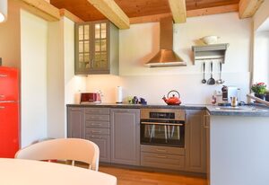 Dachgiebeloase – Appartement/Fewo, Dusche, WC, 1 Schlafraum