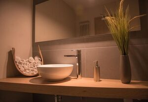 Hotel Restaurant Brigitte – Doppelzimmer, Dusche , WC,