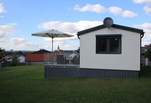 Mobilheim am Geisberg – Mobilheim (48qm) mit Terasse