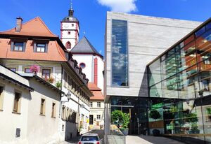 Ferienwohnung Fackelmann – Ferienwohnung mit großer Terrasse und Blick auf den Steigerwald