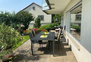 Ferienwohnung Fackelmann – Ferienwohnung mit großer Terrasse und Blick auf den Steigerwald