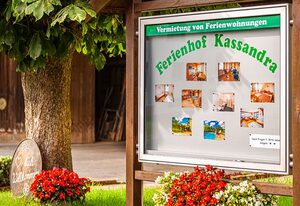 Ferienhof Kassandra – Ferienwohnung mit 65 qm und zwei Schlafzimmer