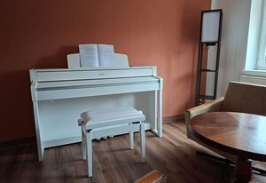 Ferienwohnung Gartenstadt Plauen – FeWo für Musikliebhaber mit Digital-Piano