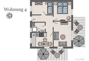 Haus "Am Apfelbaum" Wohnung 4