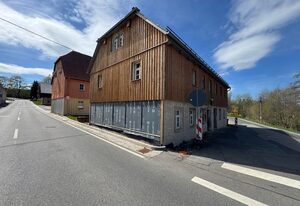 Glücksschmiede Hennersdorf – Ferienwohnung "Flamme" 2 DZ, WoZi, Kü, DU/WC