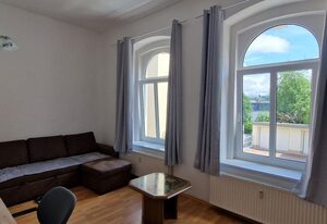 Ferienwohnung zum Schloss – Ferienwohnung, Badewanne, WC, 1 Schlafraum