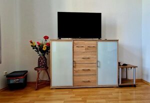 Ferienwohnung zum Schloss – Ferienwohnung, Badewanne, WC, 1 Schlafraum