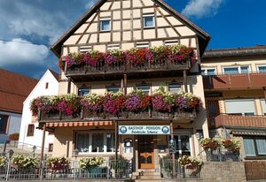 Gasthof-Pension Fränkische Schweiz Obertrubach – Einzelzimmer mit Balkon