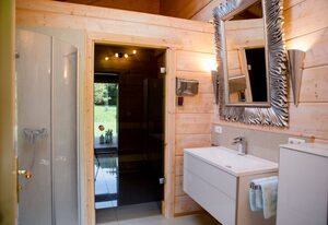 Jagdhaus zur Bischofsmühle – Jagdhaus (110 qm) mit Sauna und Whirlpool