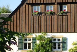 Austragshaus Almbranz – Ferienhaus (115 qm) mit Garten