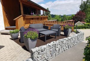 Gästehaus am Burgberg – Ferienhaus Tanne (40qm) mit Terrasse