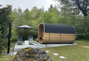 Ferienhaus Frankenwald 80qm unweit vom See in Lichtenberg - Sauna, Klima, Kamin, Garten - Bad Steben - Hof Saale