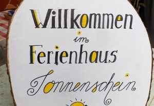 Ferienhaus Sonnenschein – Ferienwohnung, 1 Schlafraum, Balkon
