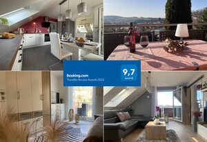 Komfortable Ferienwohnung 100qm mit Loggia in Schauenstein im Frankenwald-Fichtelgebirge
