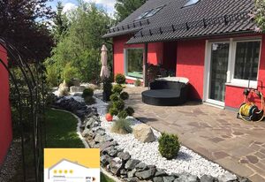 Ferienwohnung modern eingerichtet, 100 qm mit Loggia in Nähe Hof - Naila