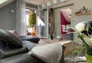 Schöne Ferienwohnung in Schauenstein-Hof im Frankenwald mit Loggia 100qm