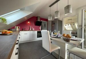 Schöne Ferienwohnung in Schauenstein-Hof im Frankenwald mit Loggia 100qm