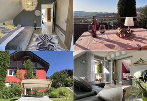 Schöne Ferienwohnung in Schauenstein-Hof im Frankenwald mit Loggia 100qm
