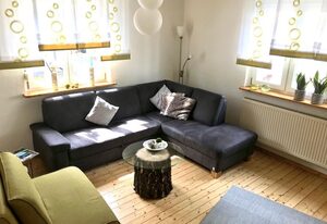 Ferienhaus 2 An der Rodach – Ferienwohnung 3 An der Rodach im EG mit Naturmaterialien eingerichtet