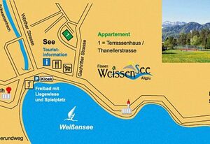 Ferienappartements Weissensee – App 1/16 - Geschmackvolle Fewo für 4 Pers. mit Balkon