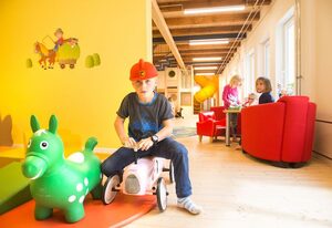 Kinder-Ferienhof Burmann – Ferienwohnung Wildrose F*** mit Balkon