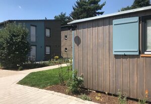 Ferienhof Waldblick – Ferienwohnung Abendrot (86qm im 1. OG) mit Terrasse und freiem Blick über Wiesen und Äcker