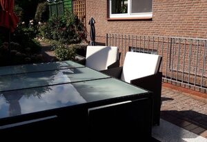 Wohnung in Neue Tiefe mit Terrasse, Garten und G