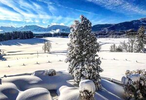 Alpen Panoramahof – Ferienwohnung, 2 Schlafzimmer, Bad + Dusche/WC
