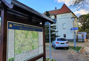 Wohnwagen am Rittergut Dornreichenbach – Wohnwagen, Dusche, WC