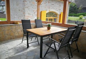 Ferien in der alten Scheune – Ferienhaus, 2 Schlafzimmer, Dusche, Bad, WC