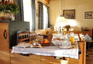 Ferienhof Moyer – Zimmer Blumenwiese, Ostseite mit Balkon, 2. Etage, 21 qm